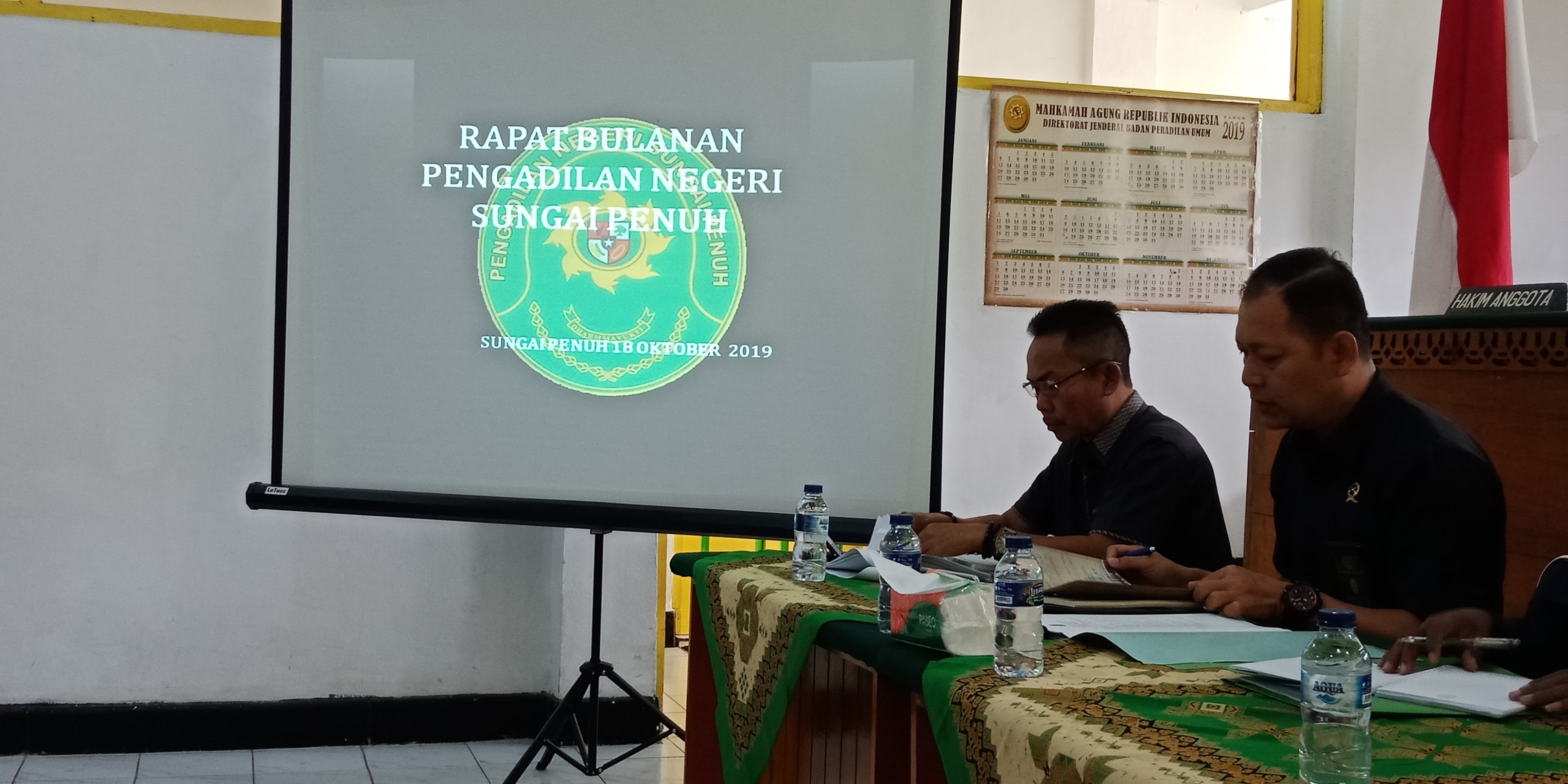 Rapat Bulanan Pengadilan Negeri Sungai Penuh